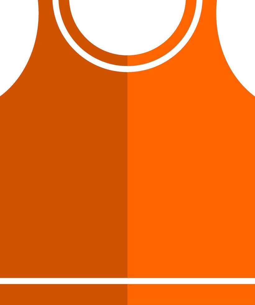 Haut glyphe Orange cercle icône vecteur