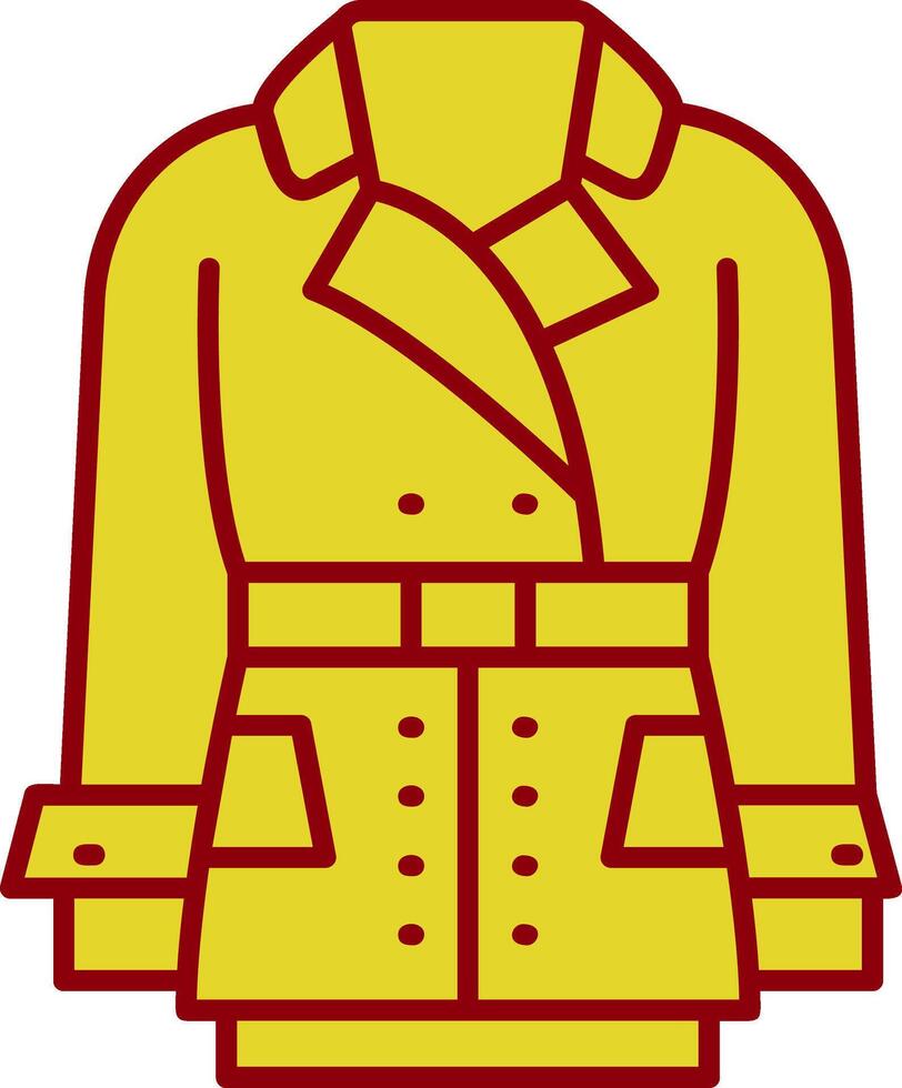 manteau ancien icône vecteur