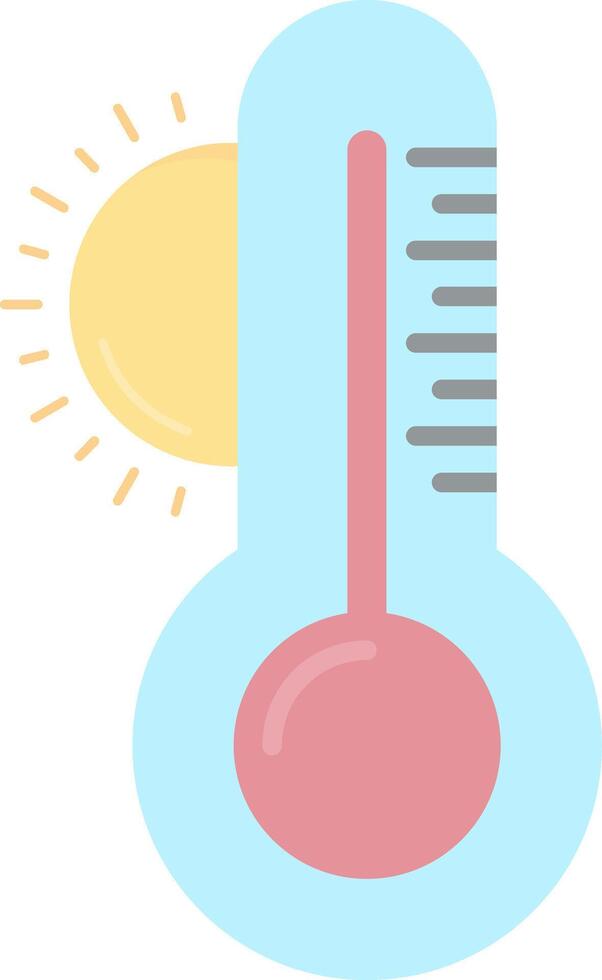 temps plat lumière icône vecteur