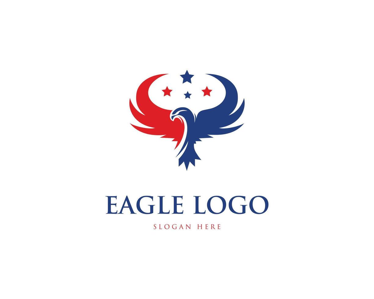 Aigle icône logo conception concept modèle vecteur. vecteur