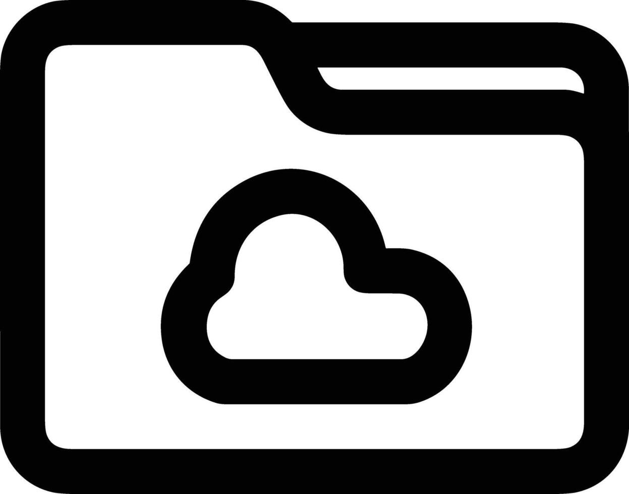 nuage icône symbole vecteur image