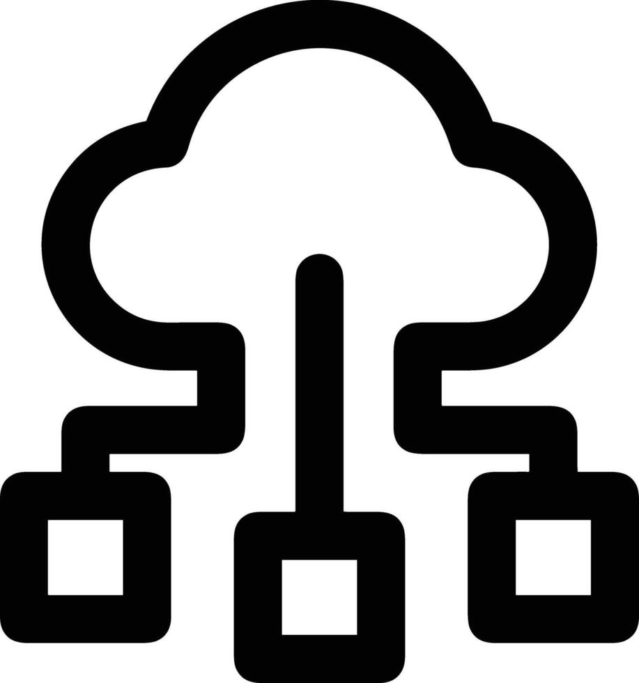 nuage icône symbole vecteur image