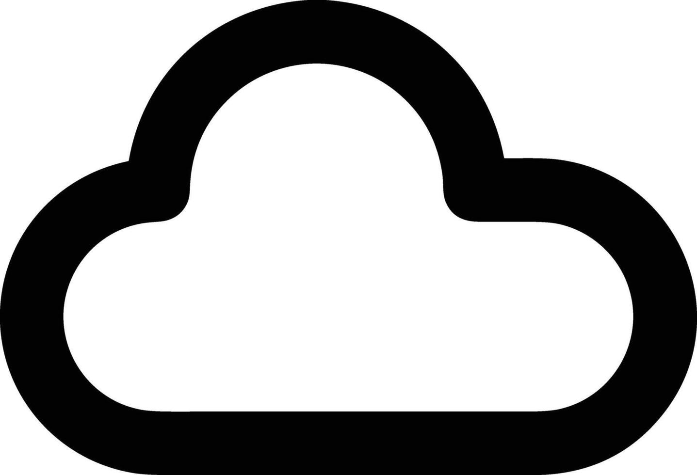 nuage icône symbole vecteur image