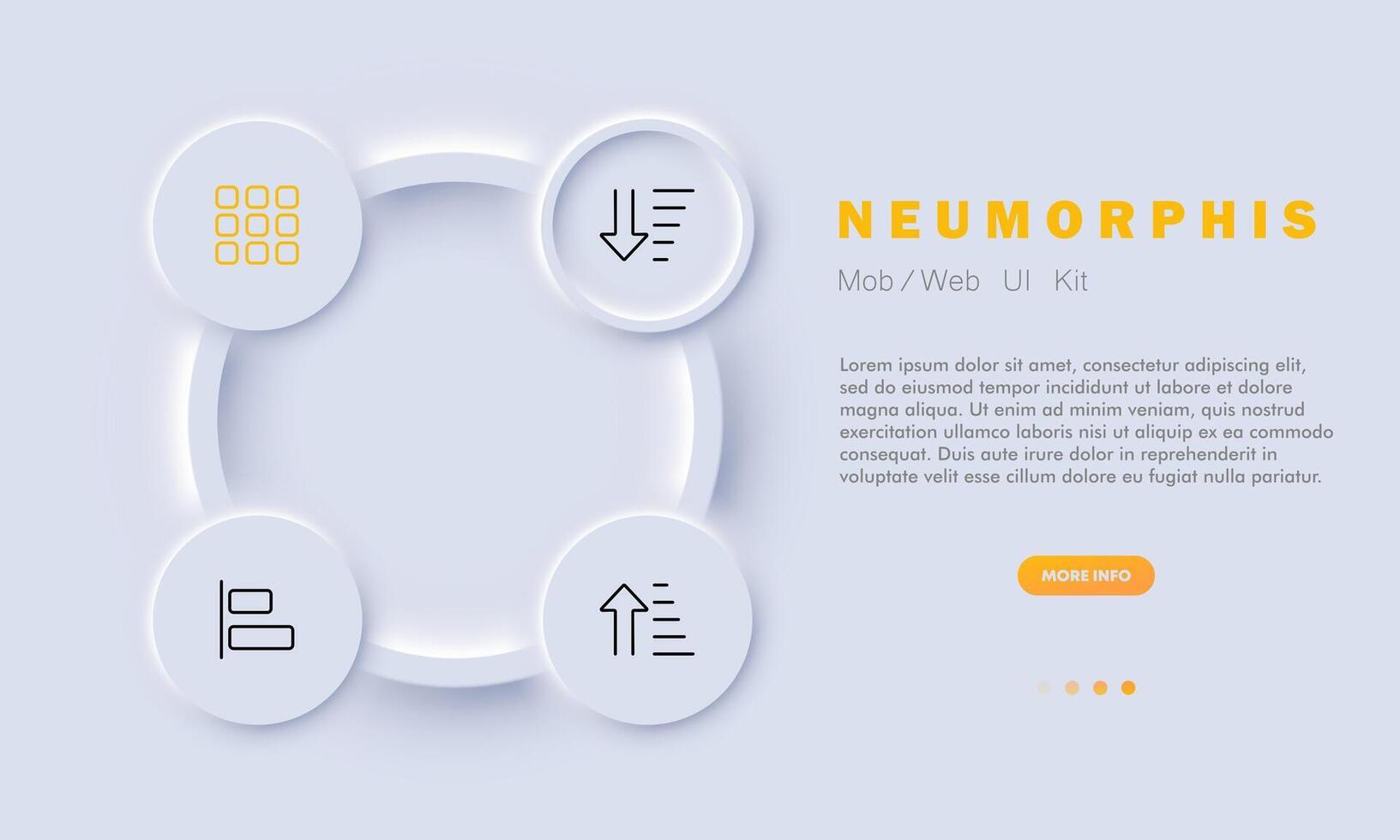 les configurations ligne icône. interface, choix, menu, préférences, paramètres. néomorphisme style. vecteur ligne icône pour affaires et La publicité