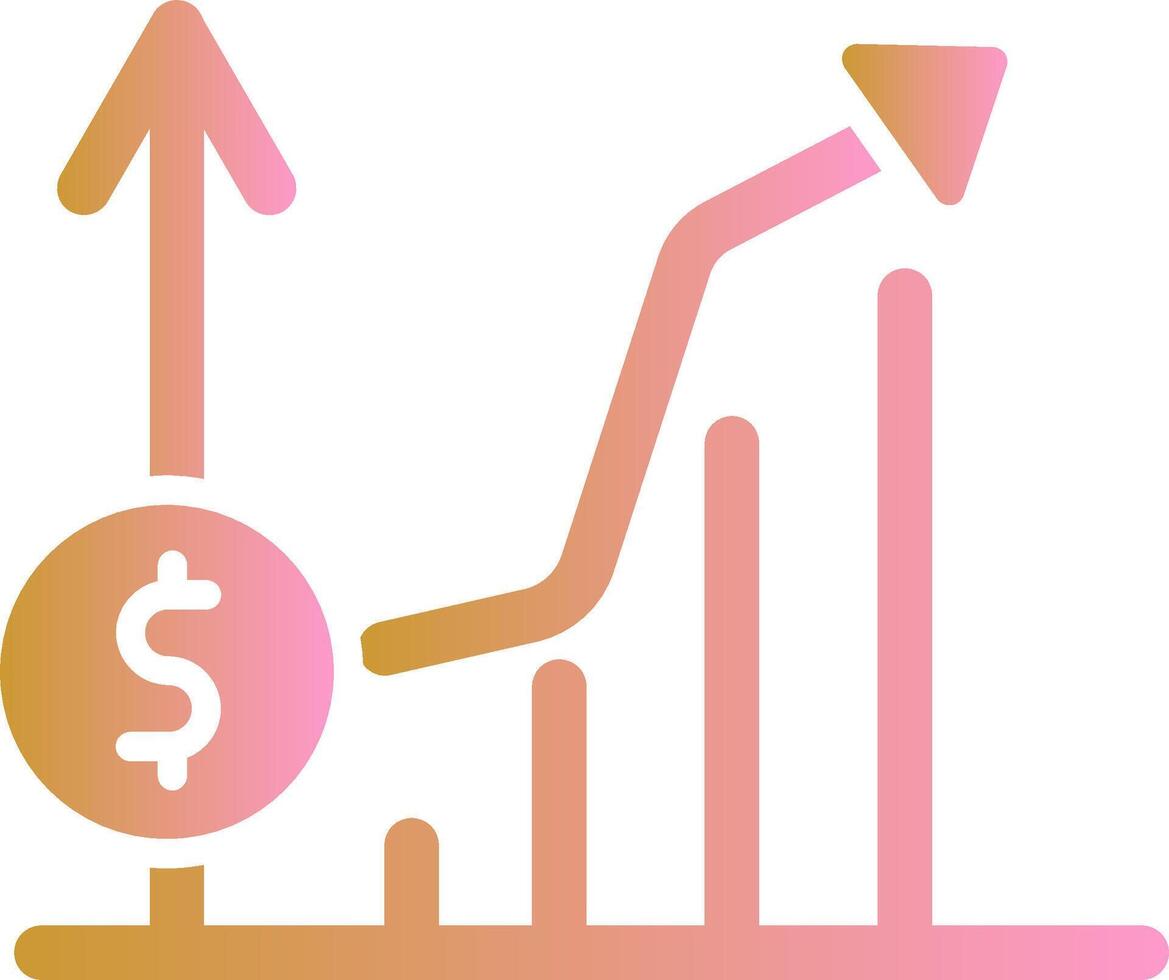 icône de vecteur d'inflation