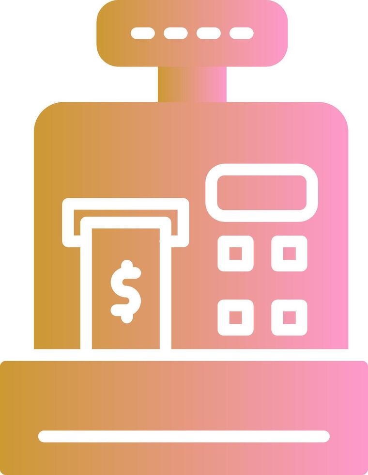 icône de vecteur de distributeur automatique de billets