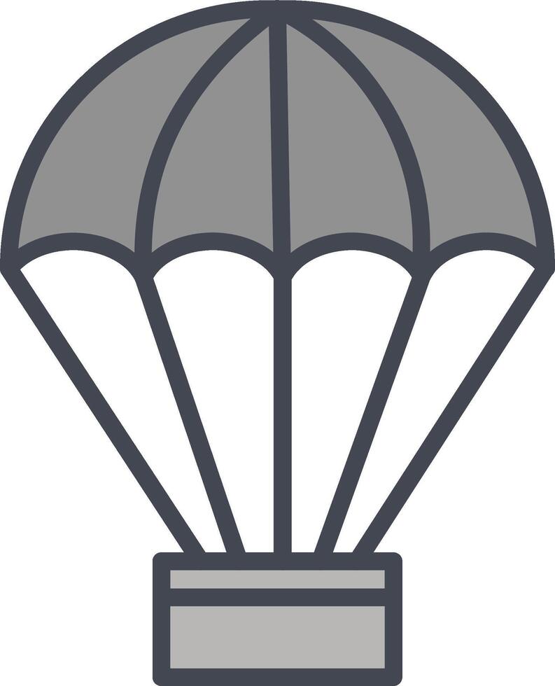 icône de vecteur de parachute