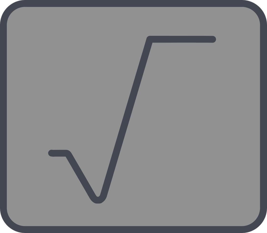 icône de vecteur de racine carrée