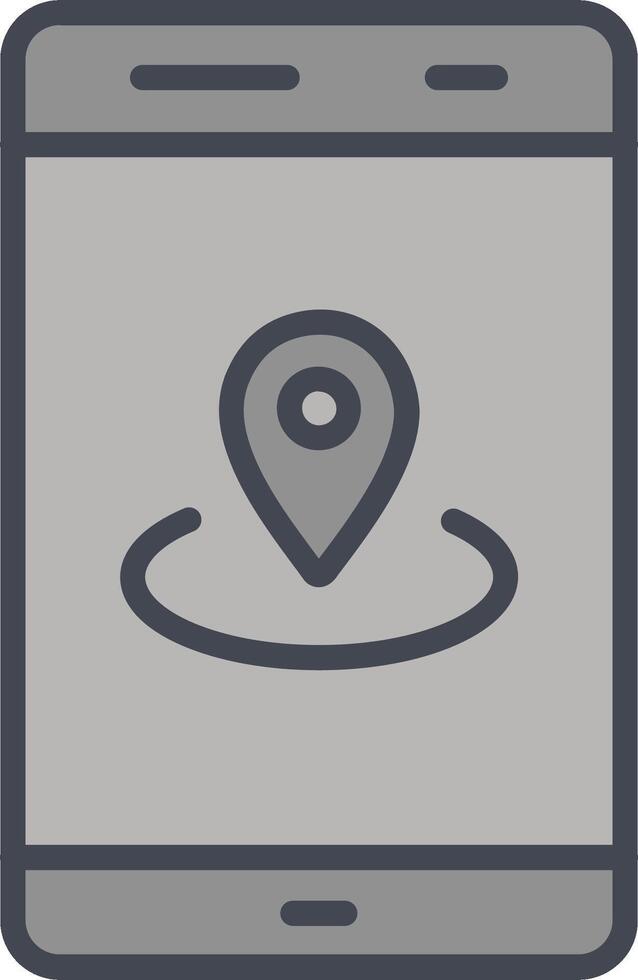 icône de vecteur de service de localisation
