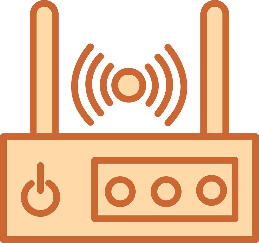 icône de vecteur de routeur wifi