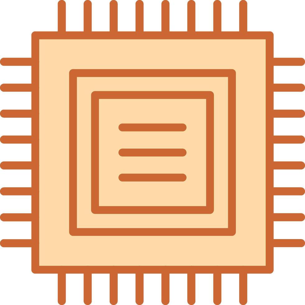 icône de vecteur de processeur