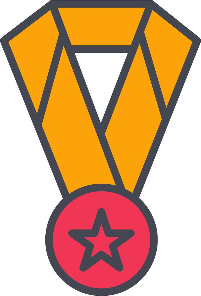 icône de vecteur de médaille