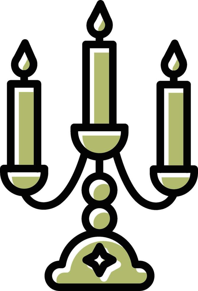 chandelier vecteur icône