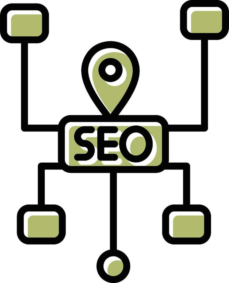 seo structure vecteur icône