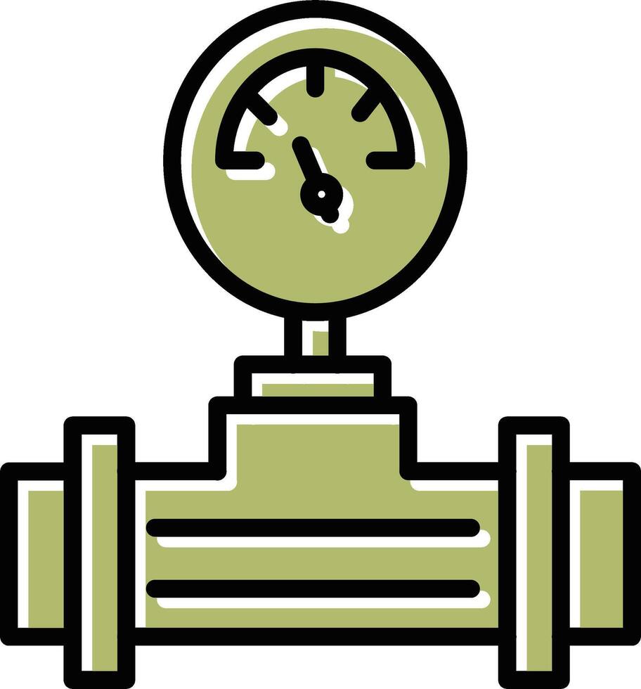 icône de vecteur de jauge de pression