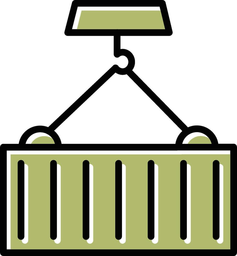 icône de vecteur de conteneur