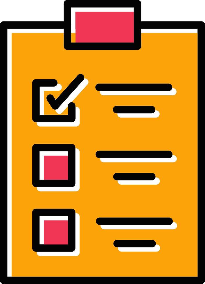 faire l'icône de vecteur de liste