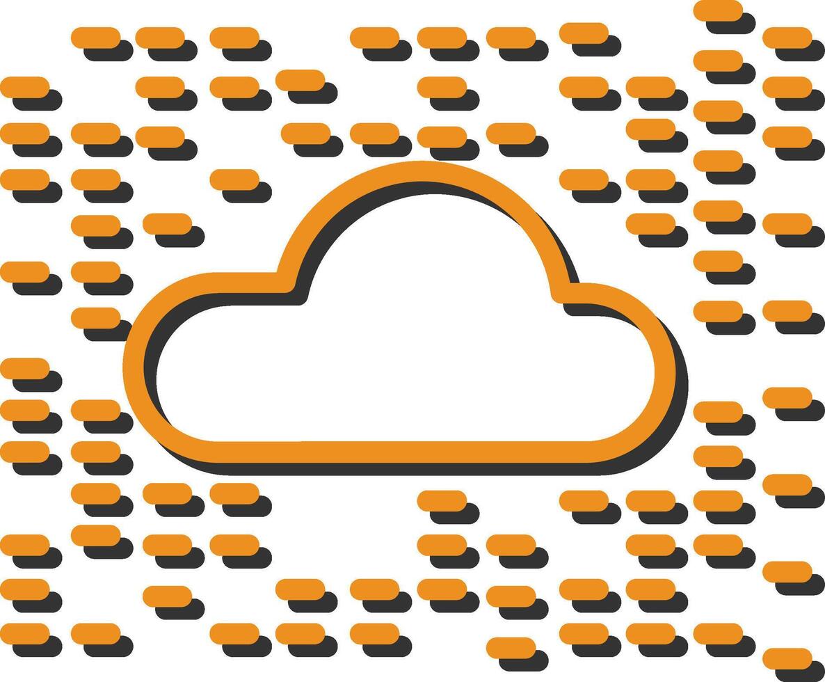 icône de vecteur de nuage