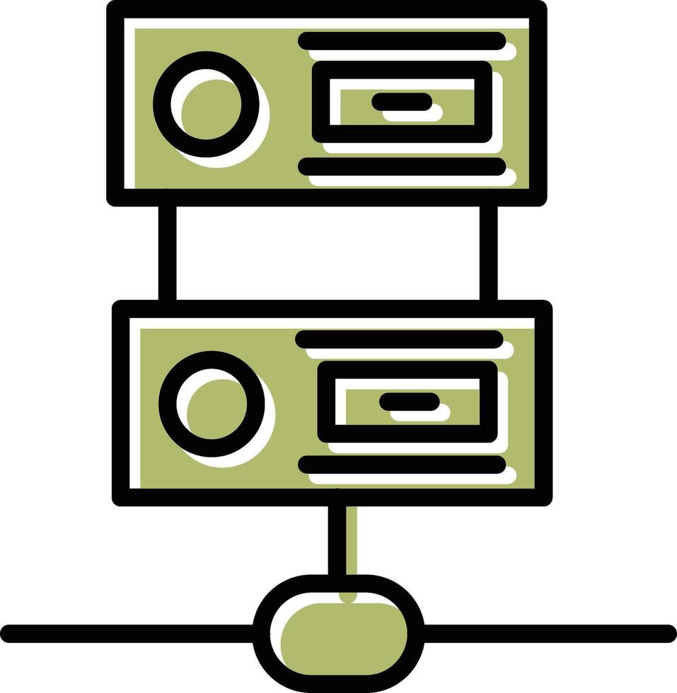 icône de vecteur de serveur