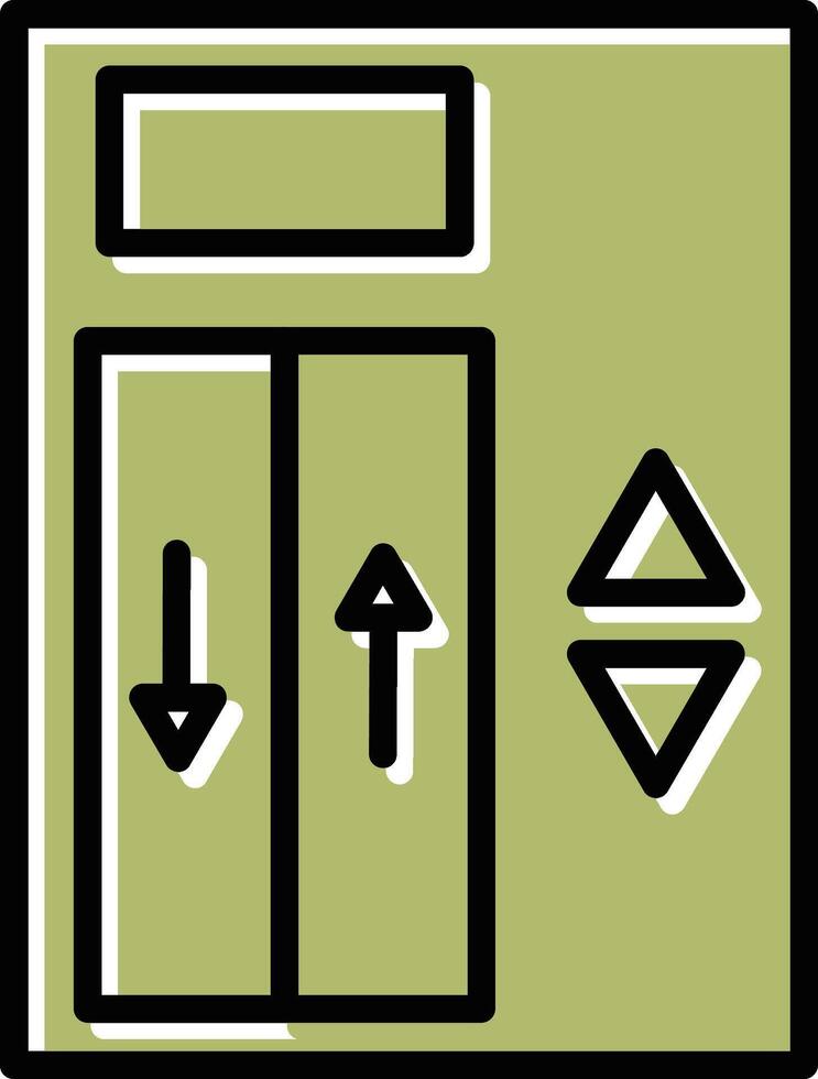 icône de vecteur d'ascenseur