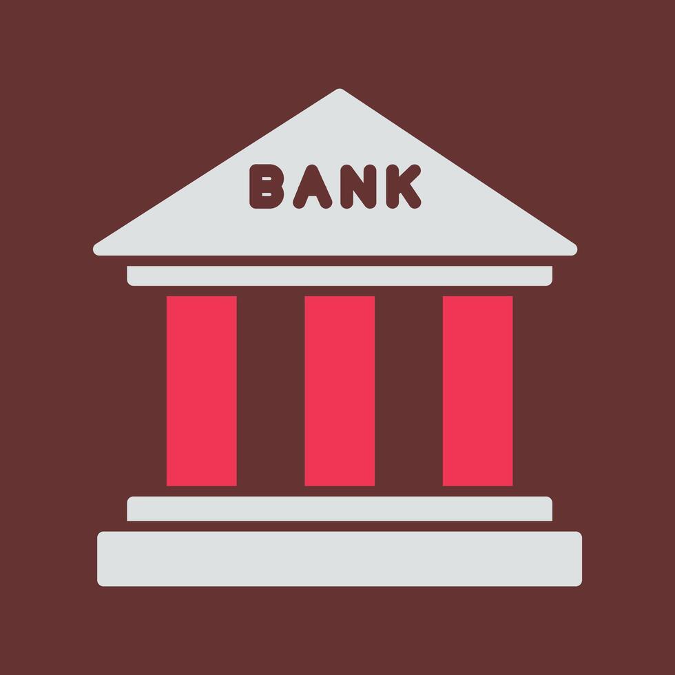 icône de vecteur de banque