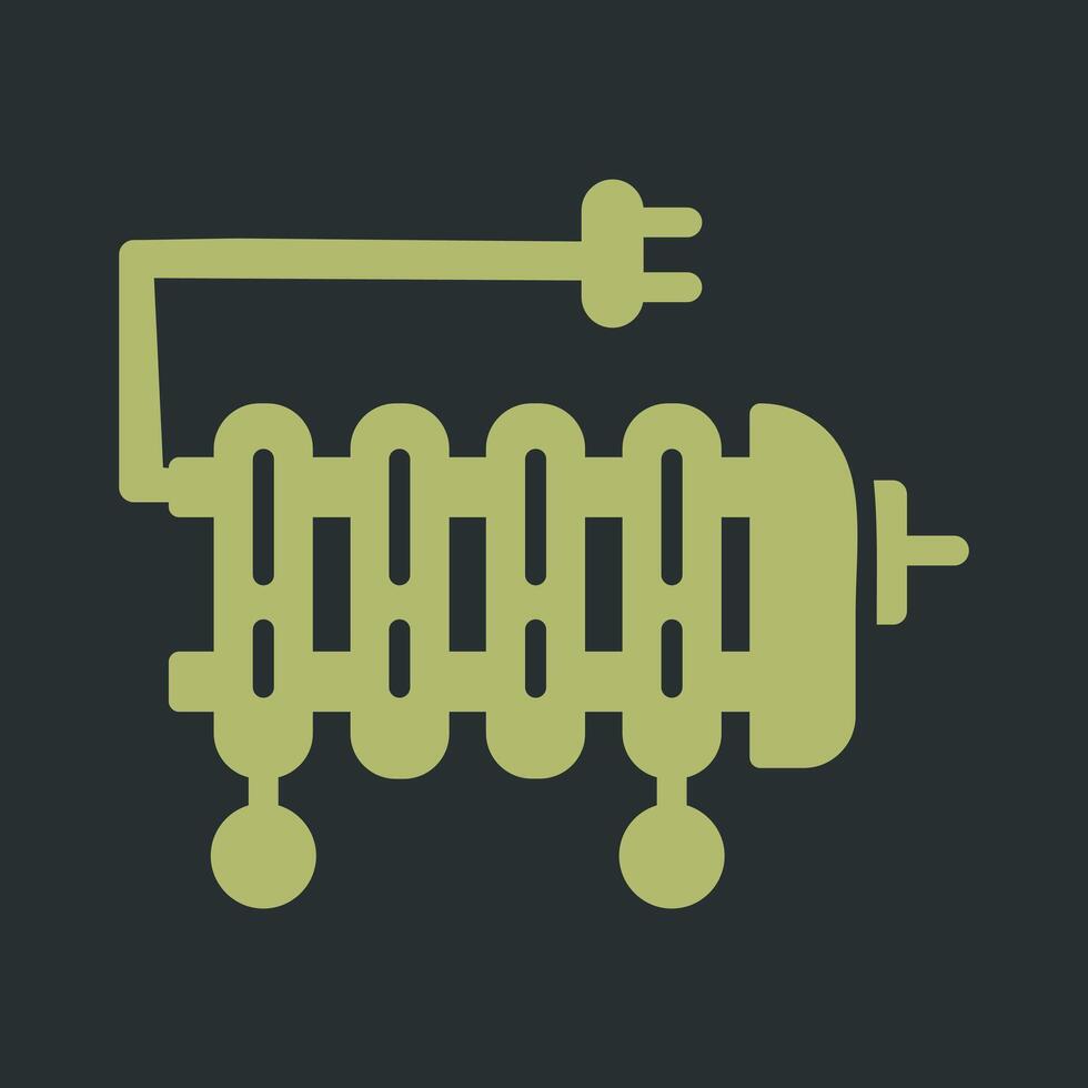 icône de vecteur de chauffage à l'huile