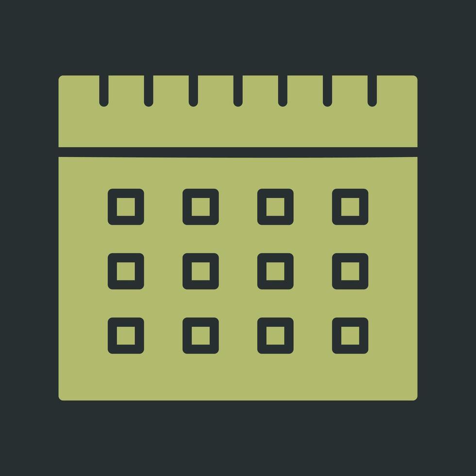 icône de vecteur de calendrier