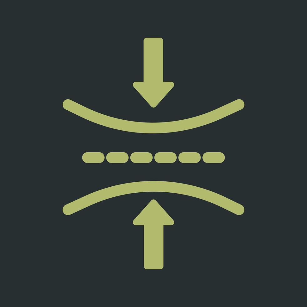 icône de vecteur d'élasticité