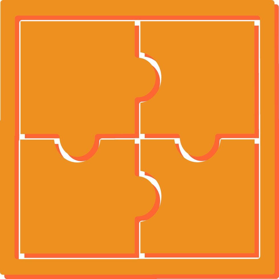 icône de vecteur de puzzle