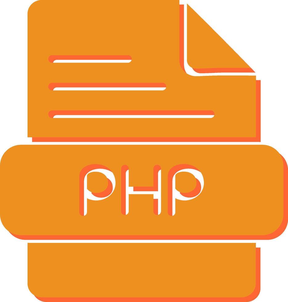 icône de vecteur php