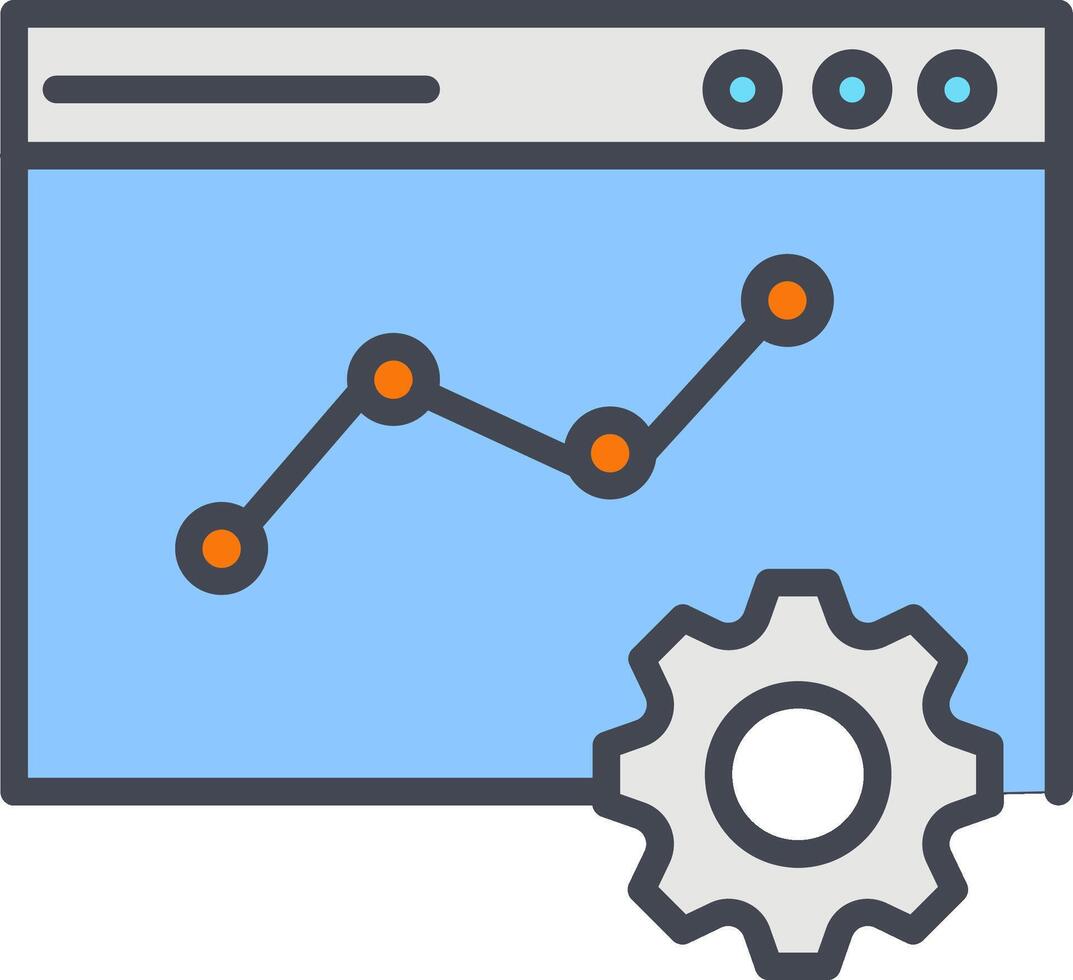 icône de vecteur d'optimisation web