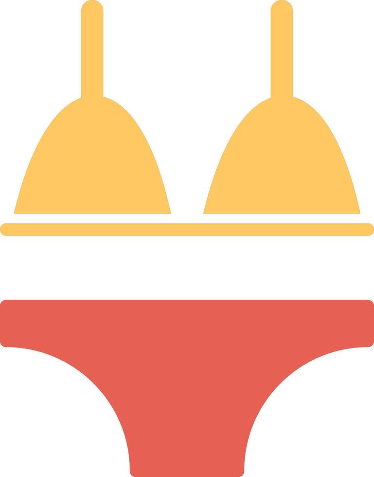 icône de vecteur de bikini