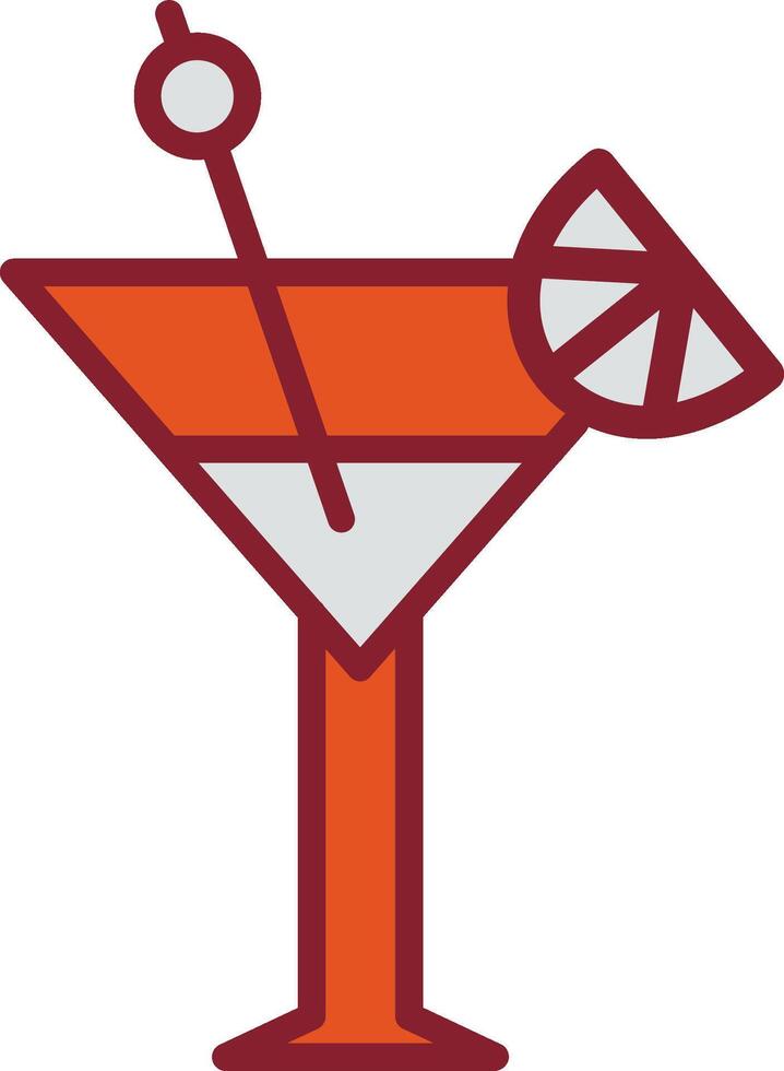 icône de vecteur de martini