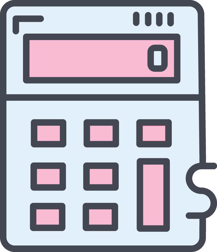 icône de vecteur de calculs