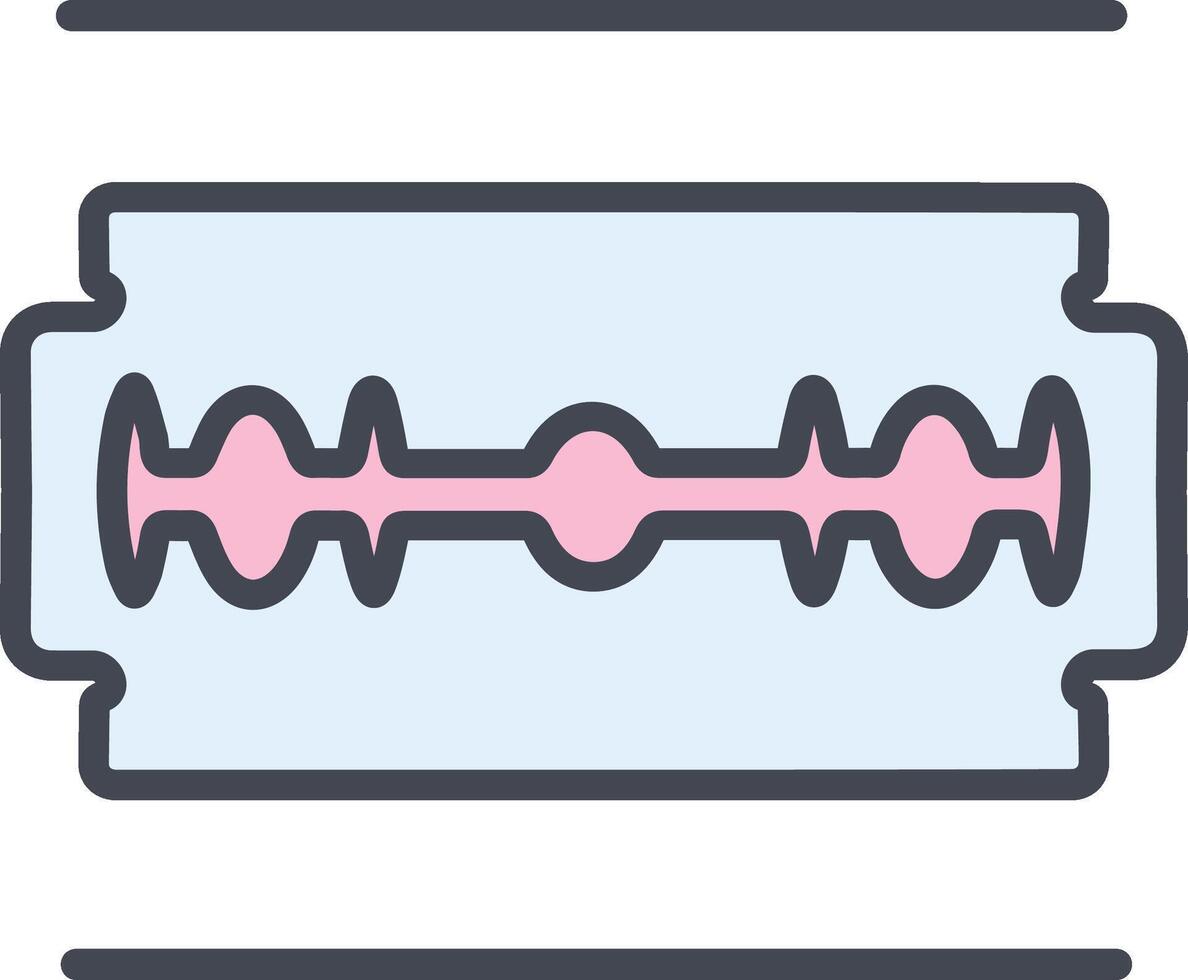 icône de vecteur de lame de rasoir