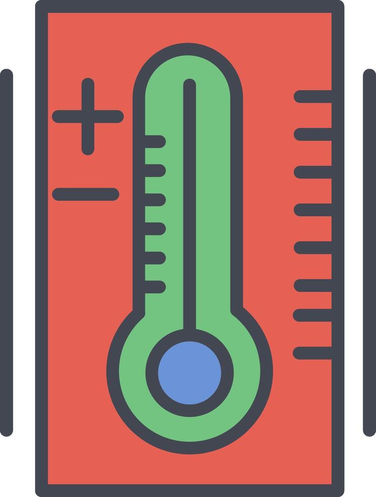 icône de vecteur de thermomètre