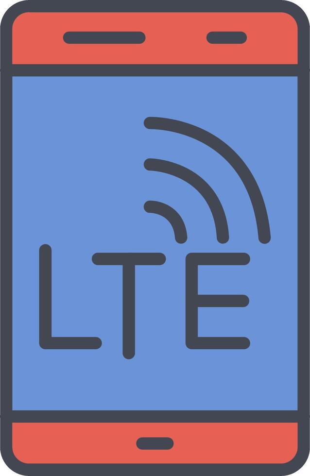 lte vecteur icône