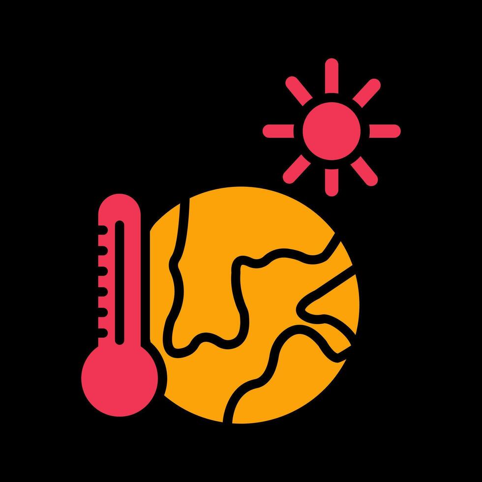 icône de vecteur de température