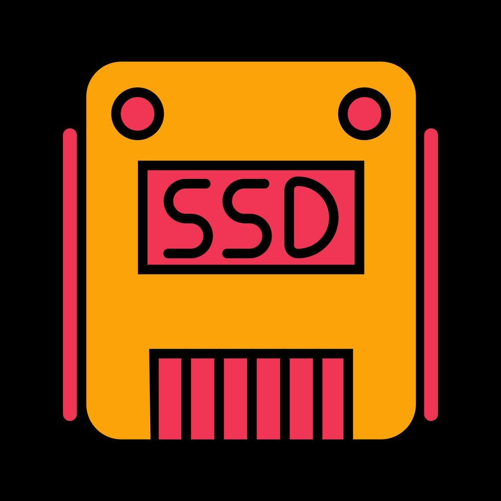 icône de vecteur ssd