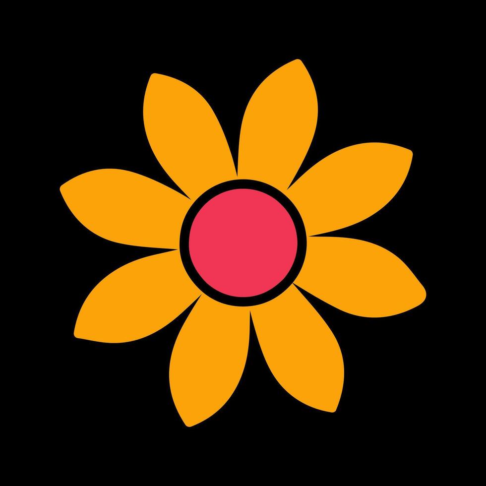 floral vecteur icône