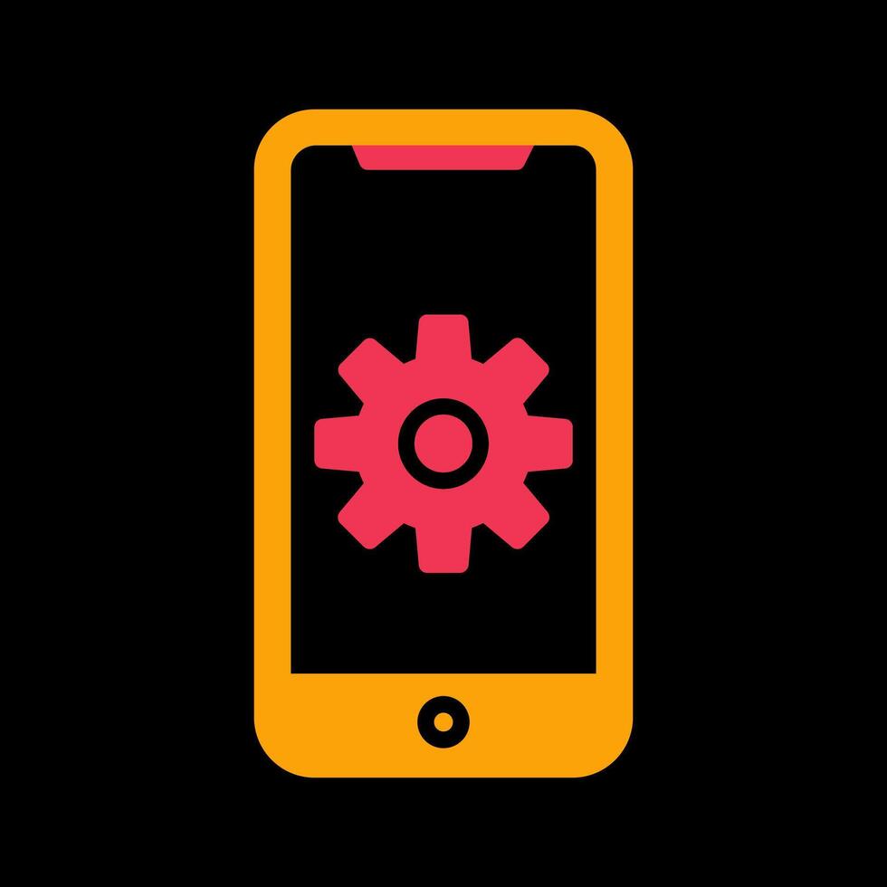 icône de vecteur de développement d'application mobile