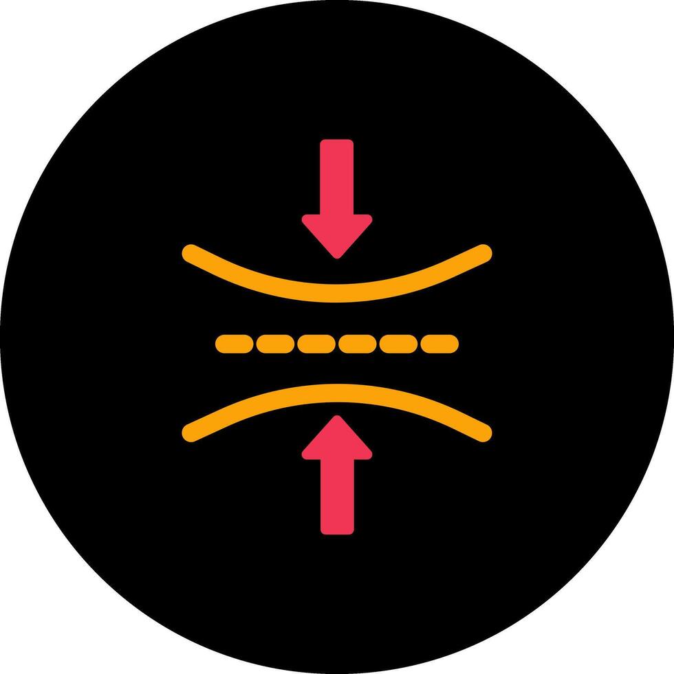 icône de vecteur d'élasticité