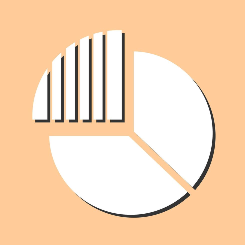 icône de vecteur de graphique à secteurs