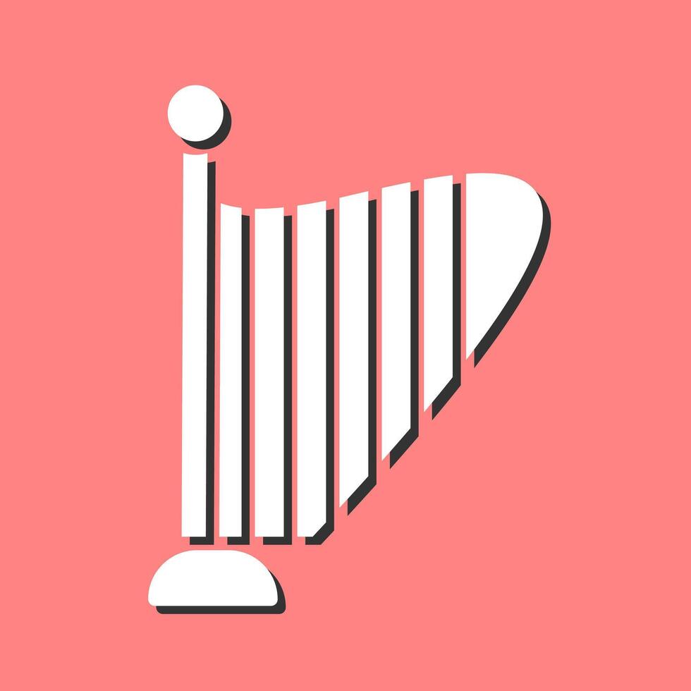 icône de vecteur de harpe