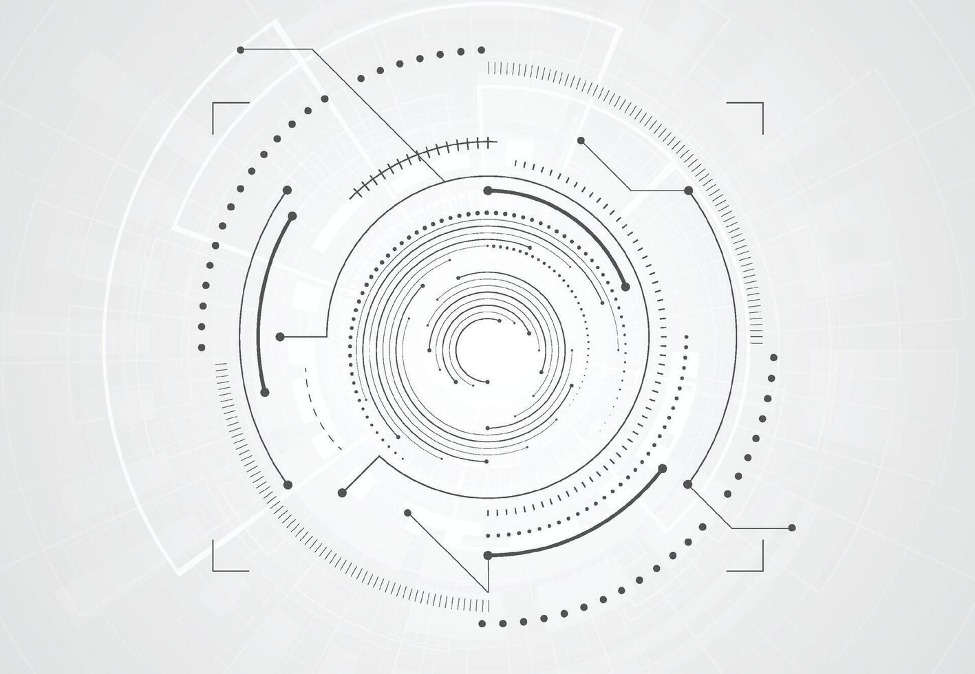 conception d'arrière-plan futuriste de la technologie cybernétique. circuit imprimé numérique abstrait. illustration vectorielle vecteur