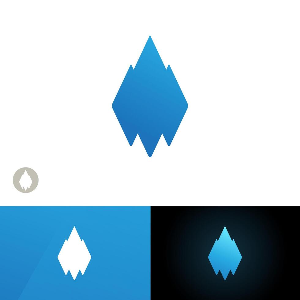 Montagne pyramide logo concept. Créatif minimaliste monochrome monogramme emblème conception modèle. graphique alphabet symbole pour entreprise affaires identité. Créatif vecteur élément similaire conception.
