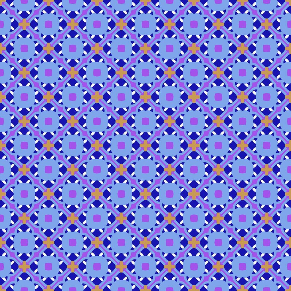 multi Couleur sans couture abstrait modèle. Contexte et toile de fond. multi coloré. coloré ornemental conception. coloré mosaïque ornements. vecteur