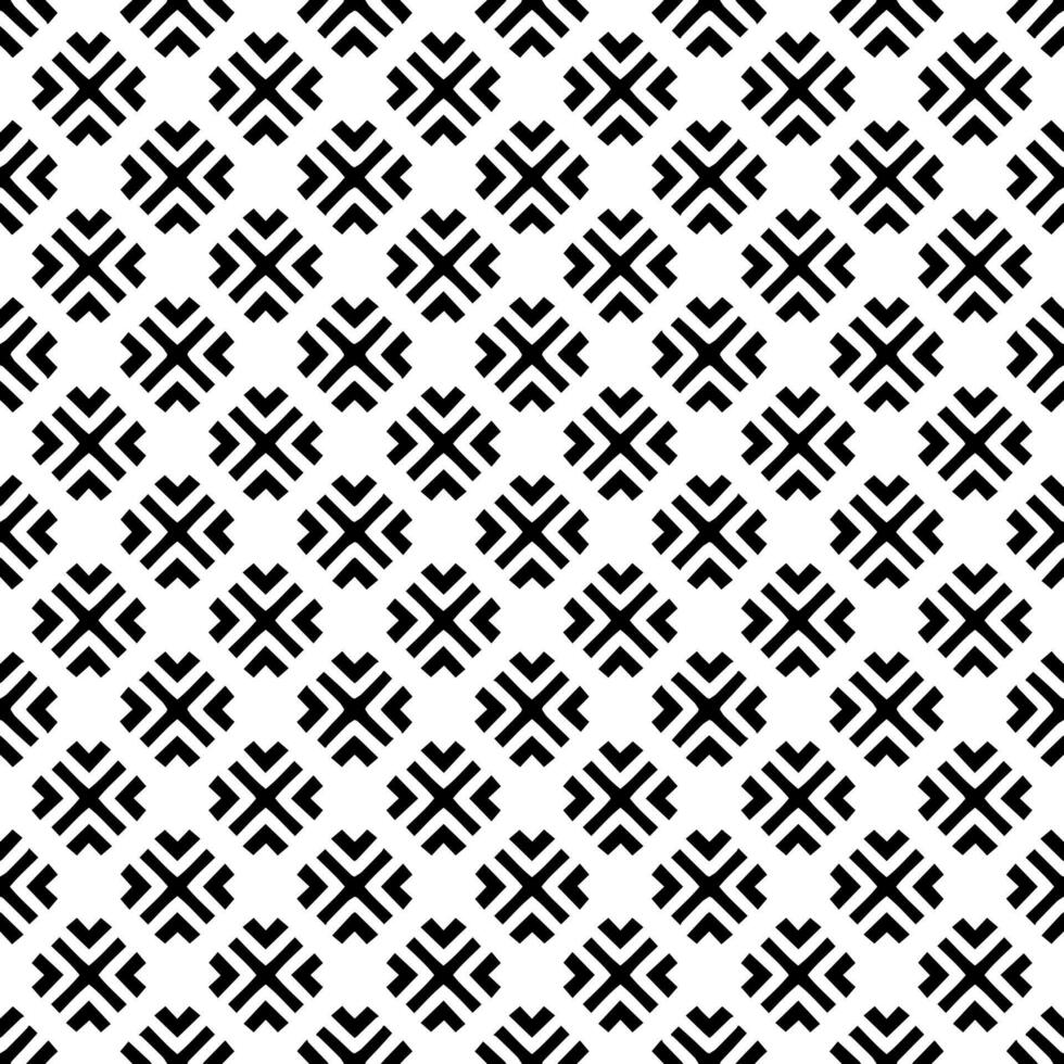 motif abstrait sans couture noir et blanc. arrière-plan et toile de fond. conception ornementale en niveaux de gris. vecteur