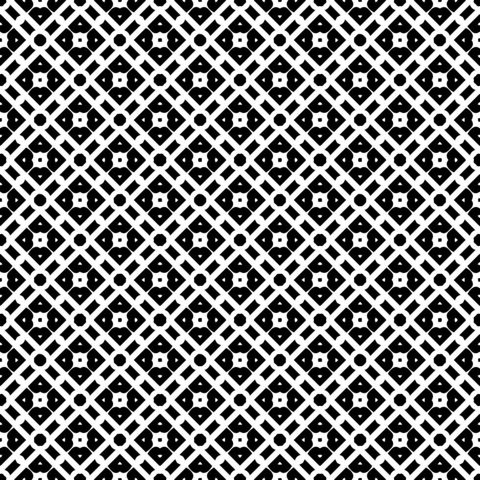 motif abstrait sans couture noir et blanc. arrière-plan et toile de fond. conception ornementale en niveaux de gris. vecteur