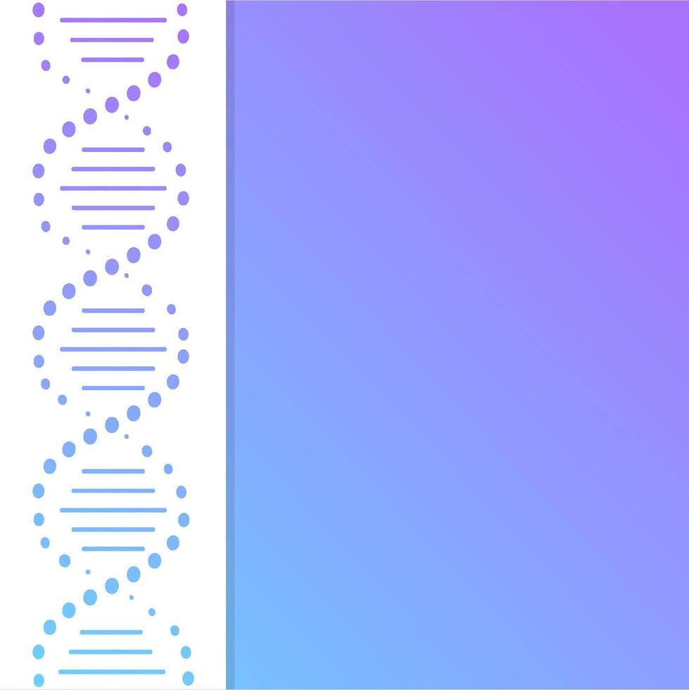 adn, double hélix ADN molécule, vecteur illustration avec pente, Contexte avec logo pour présentation